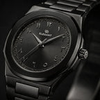 Elegant Royal Arabic Men's Watch - All Black Edition