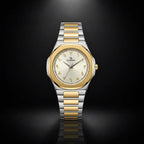 Elegant Royal Arabic Men's Watch - Champagne Gold Dial