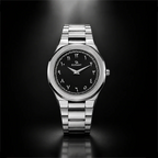 Elegant Royal Arabic Men's Watch - Black Dial