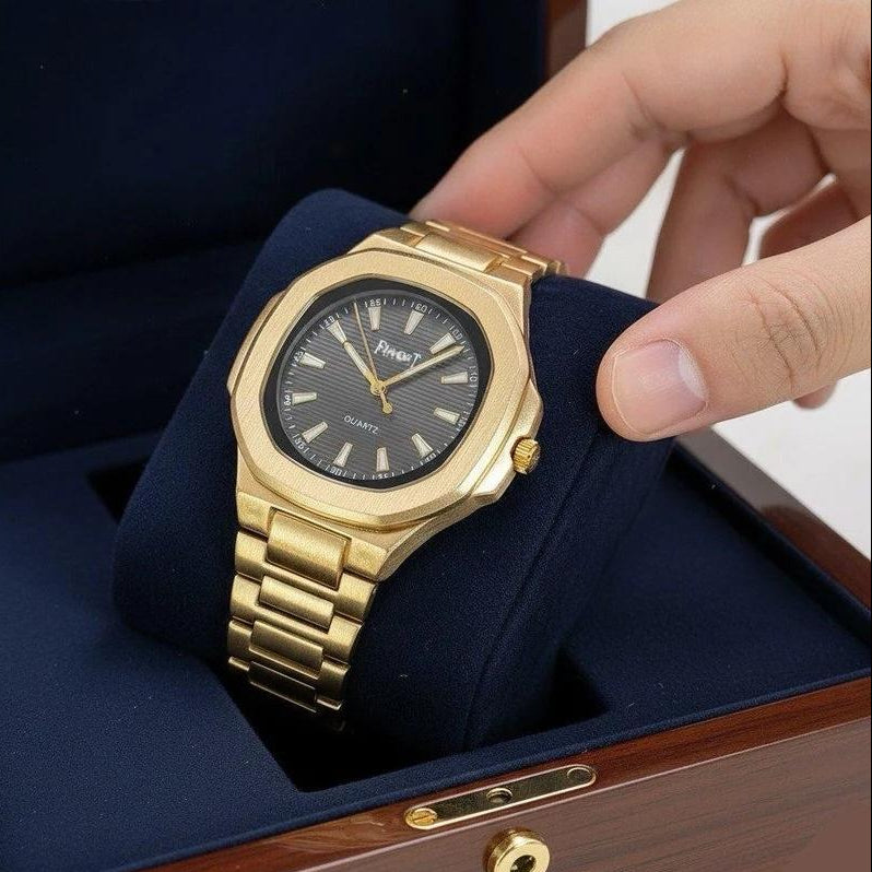 Octagon Bezel Dial Men's Watch
