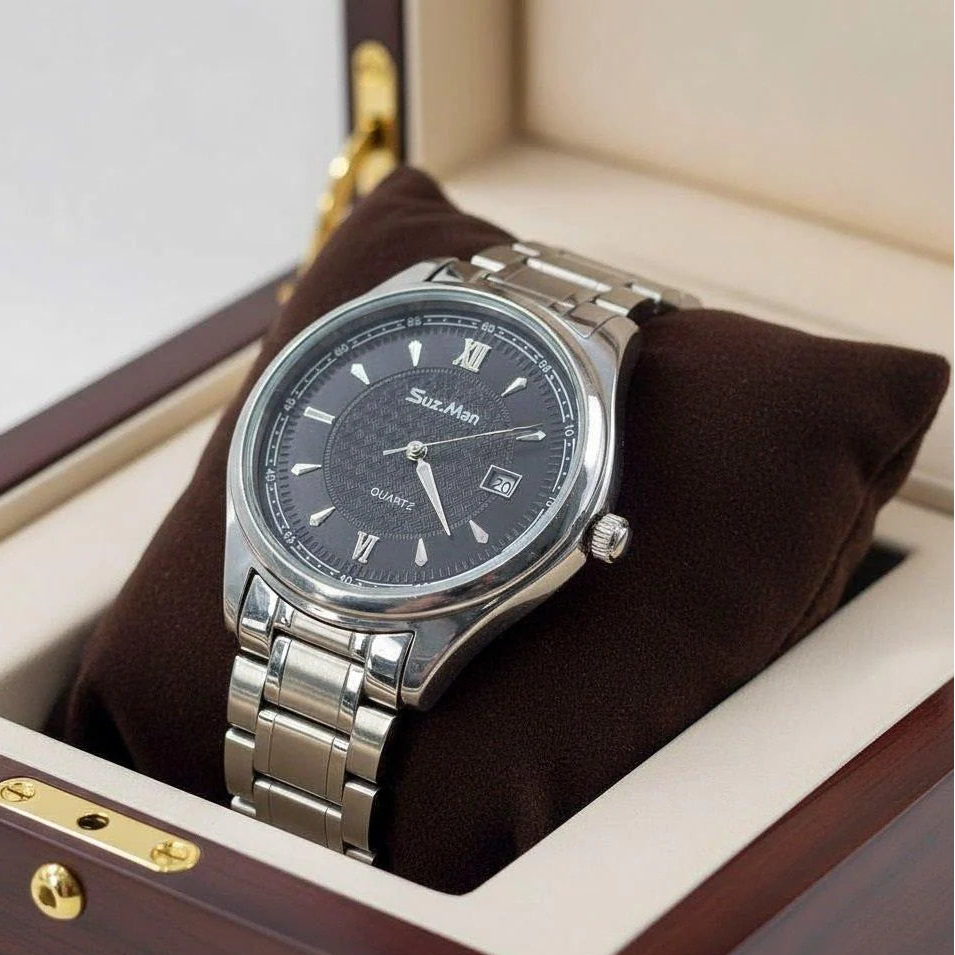 MHL Round Black Dial Men's Watch