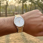 MHL Round Dial Chain Men's Watch