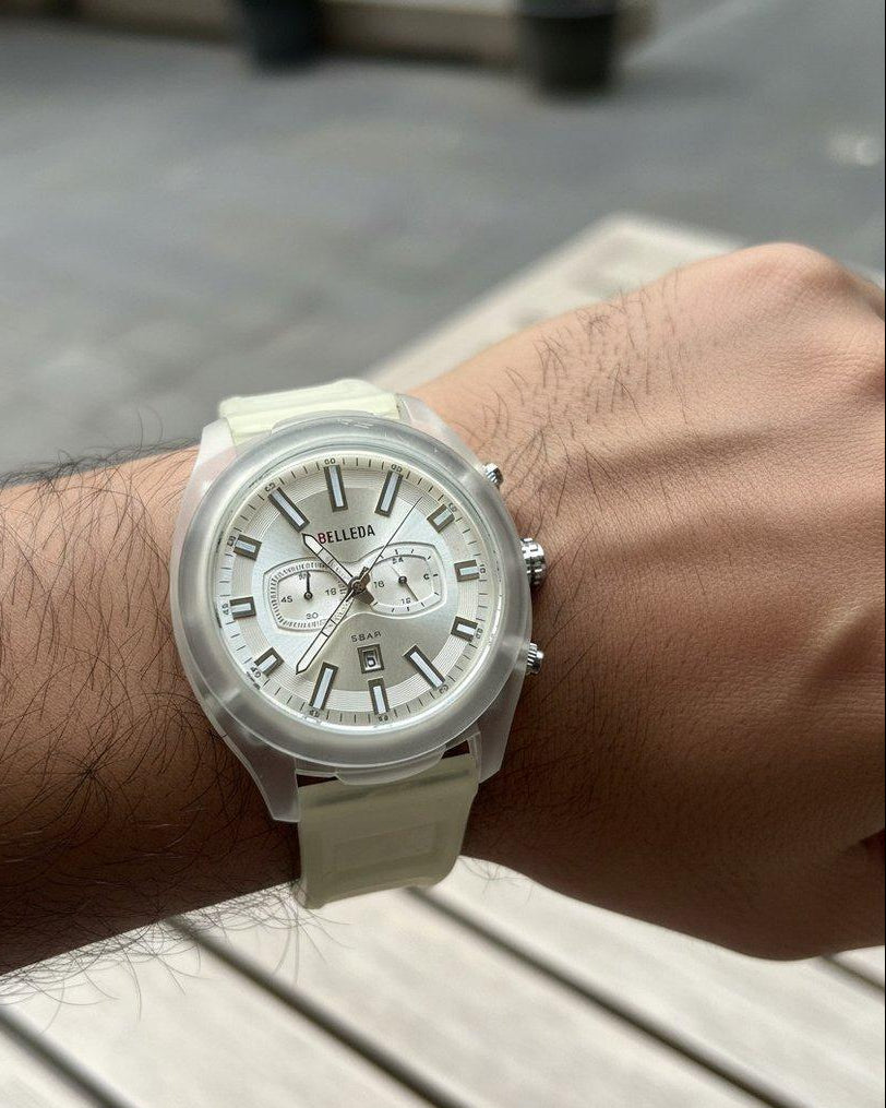 MHL Round Double Digital Dial Sports Men's Watch