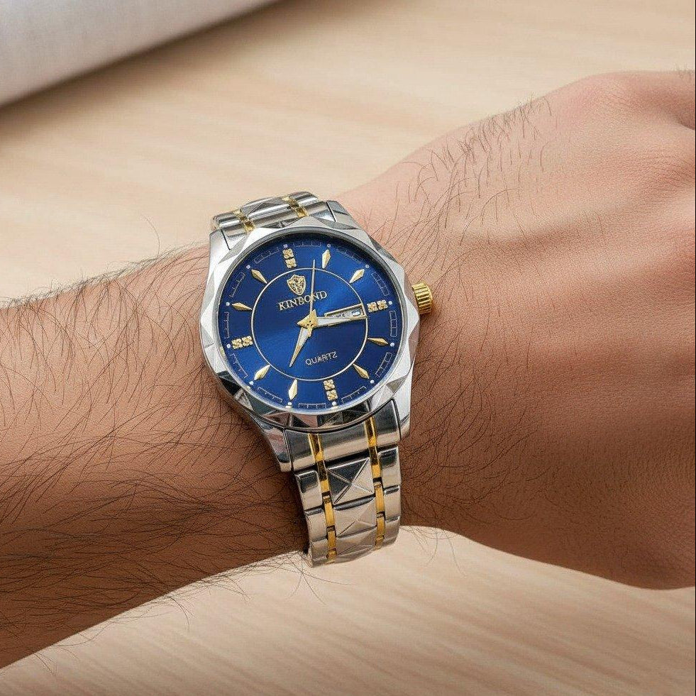 MHL Round Blue Dial Men's Watch