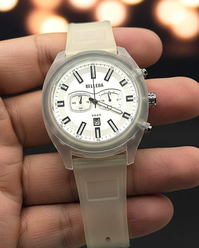 MHL Round Double Digital Dial Sports Men's Watch