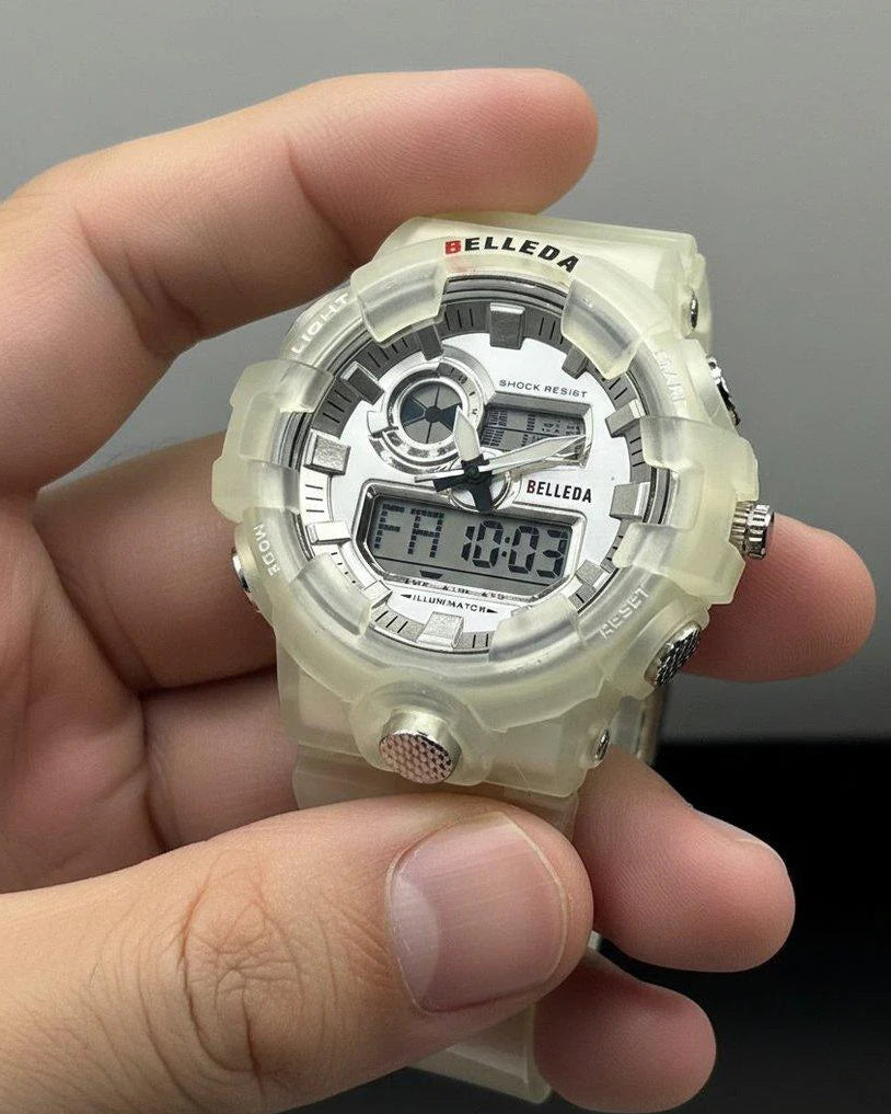 MHL Round Ice Core Digital Sports Men's Watch