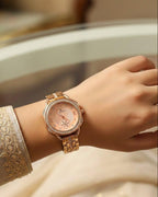 Round Rhinestone Women's Watch