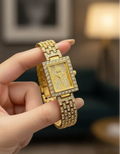 Rectangle Dial Women's Watch