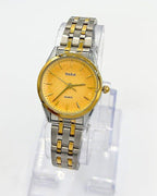 Round Champagne Dial Women's Watch