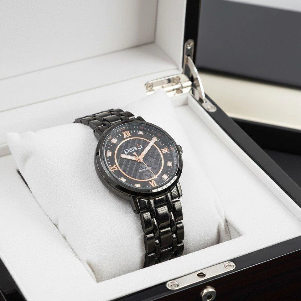 Round Dial Stone Women's Watch