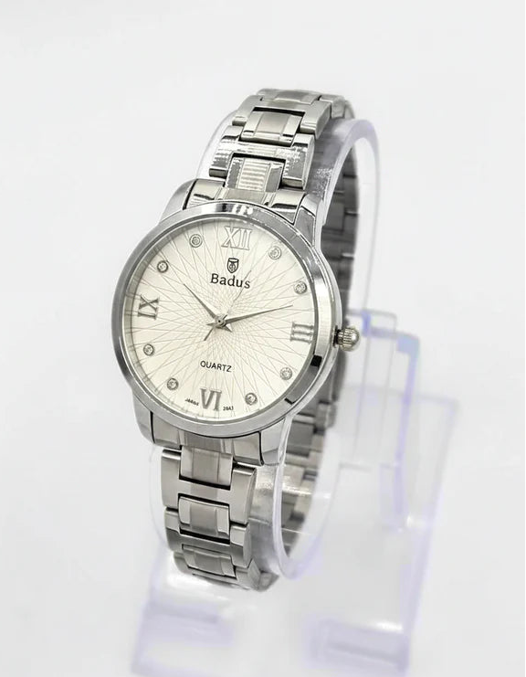 Round Flower Dial Women's Watch