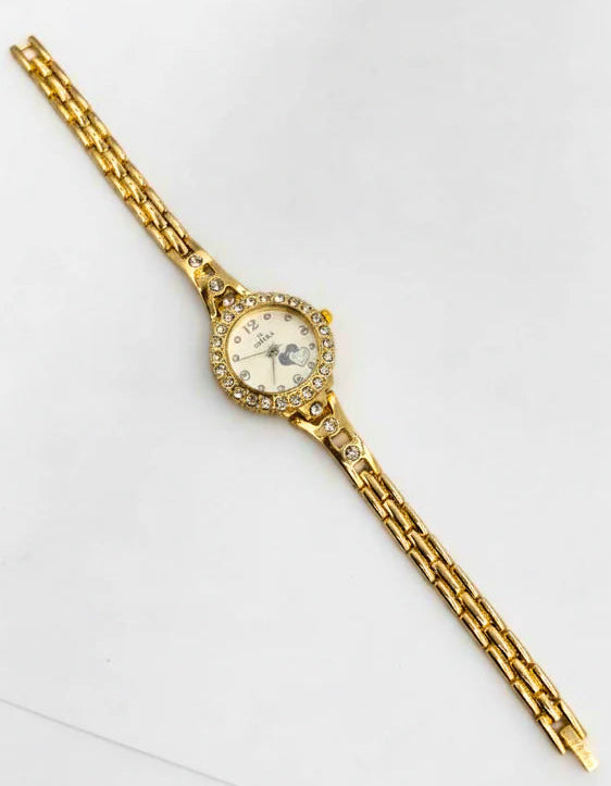 Round Heart Dial Women's Watch