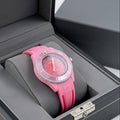 Round Red Dial Stone Kid's Watch