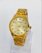 Round Stone Dial Men's Watch