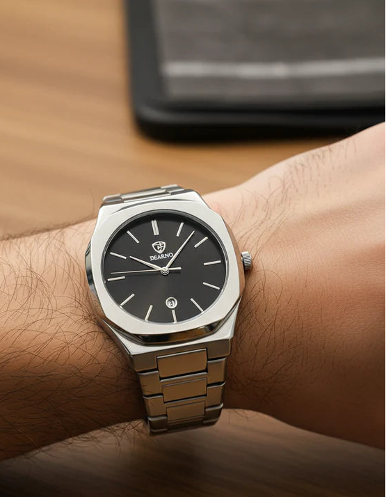 Round Dial Men's Watch