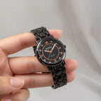 Round Dial Stone Women's Watch