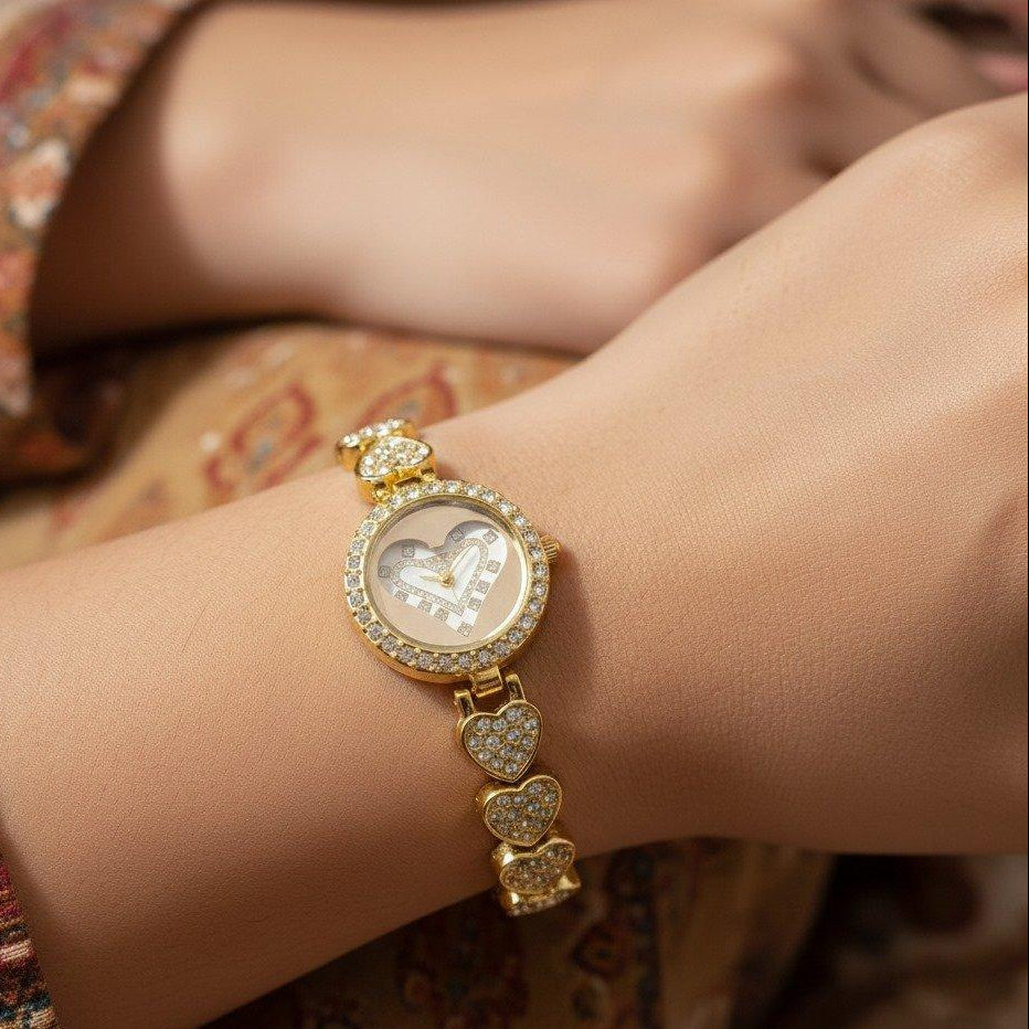 Round Heart Women's Watch