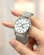 Round Lining Dial Women's Watch