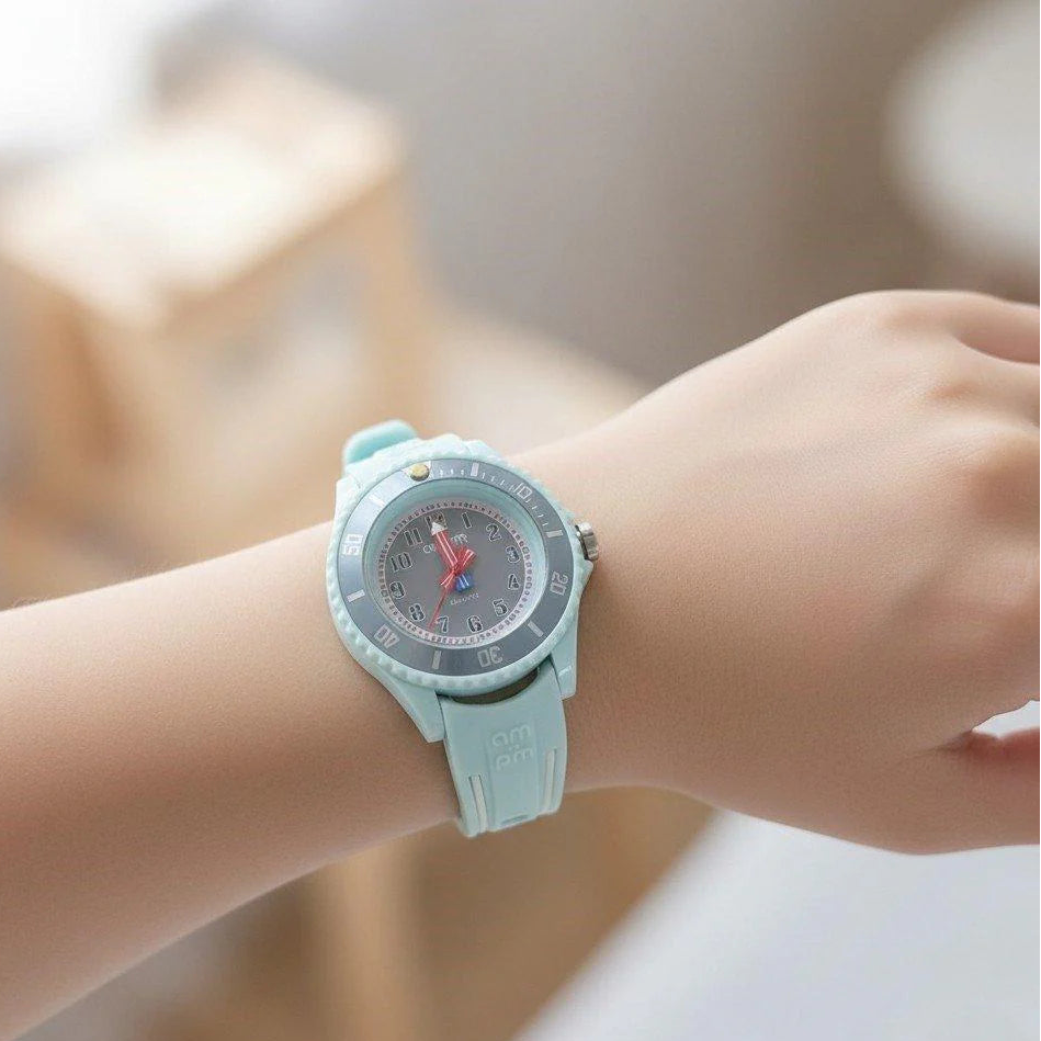 Round Stone Dial Kid's Watch
