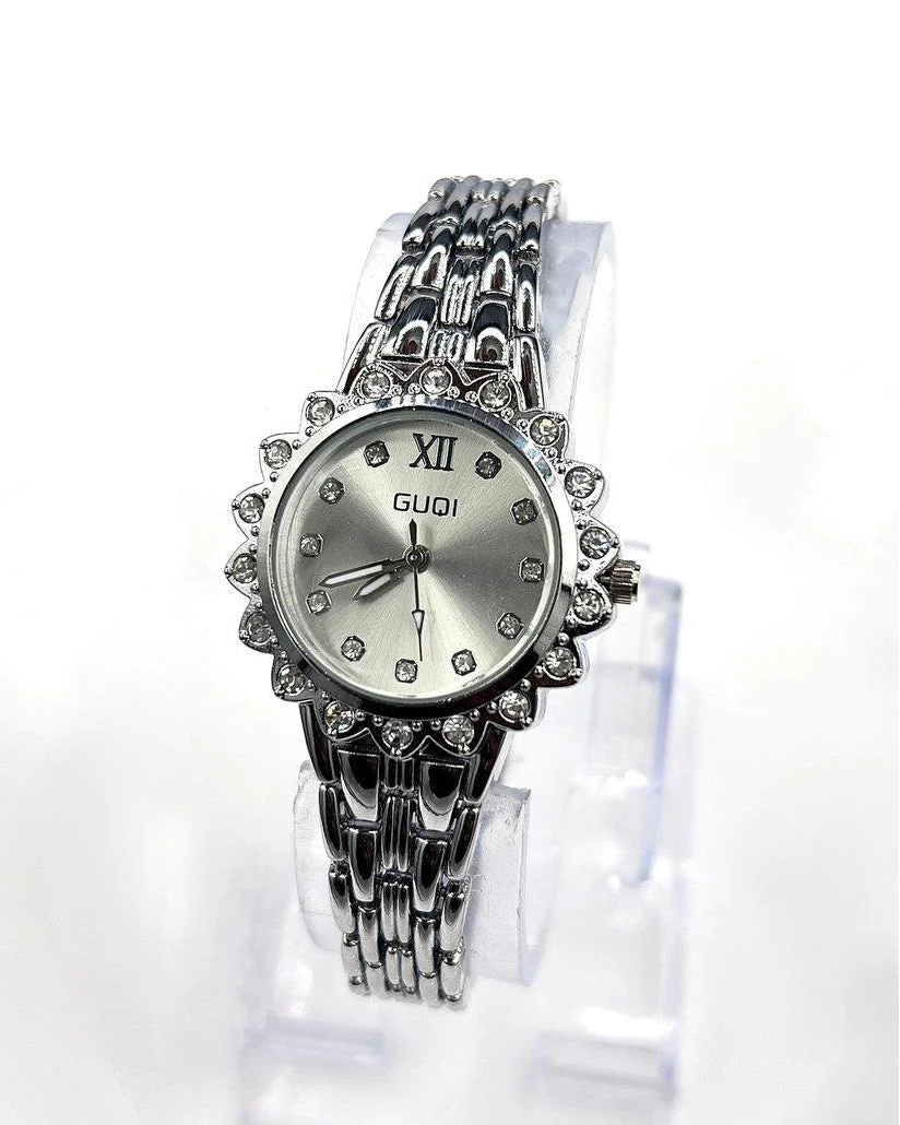 WHL Round Stone Dial Women's Watch