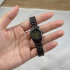 Round Three Dial Women's Watch