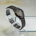 Round Three Dial Women's Watch