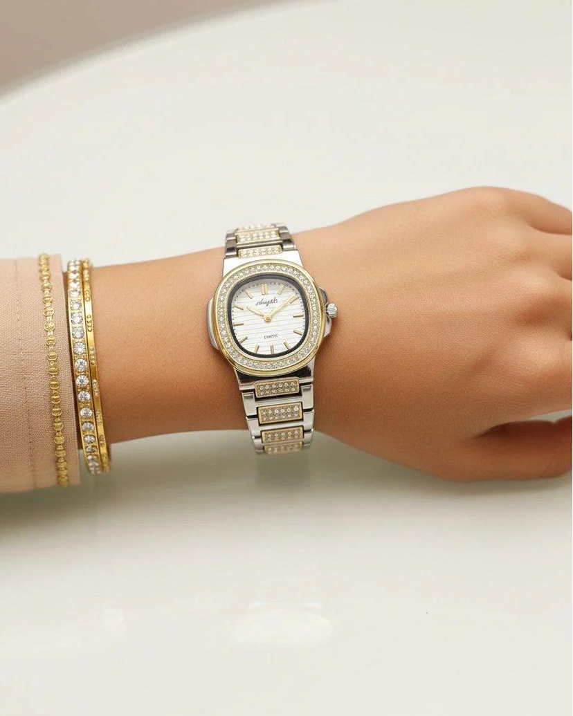 WHL Round Two Tone Women's Watch