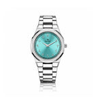 Elegant Royal Arabic Men's Watch - Aqua Blue Dial