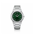 Elegant Royal Arabic Men's Watch - Emerald Green Dial