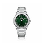 Elegant Royal Arabic Men's Watch - Emerald Green Dial