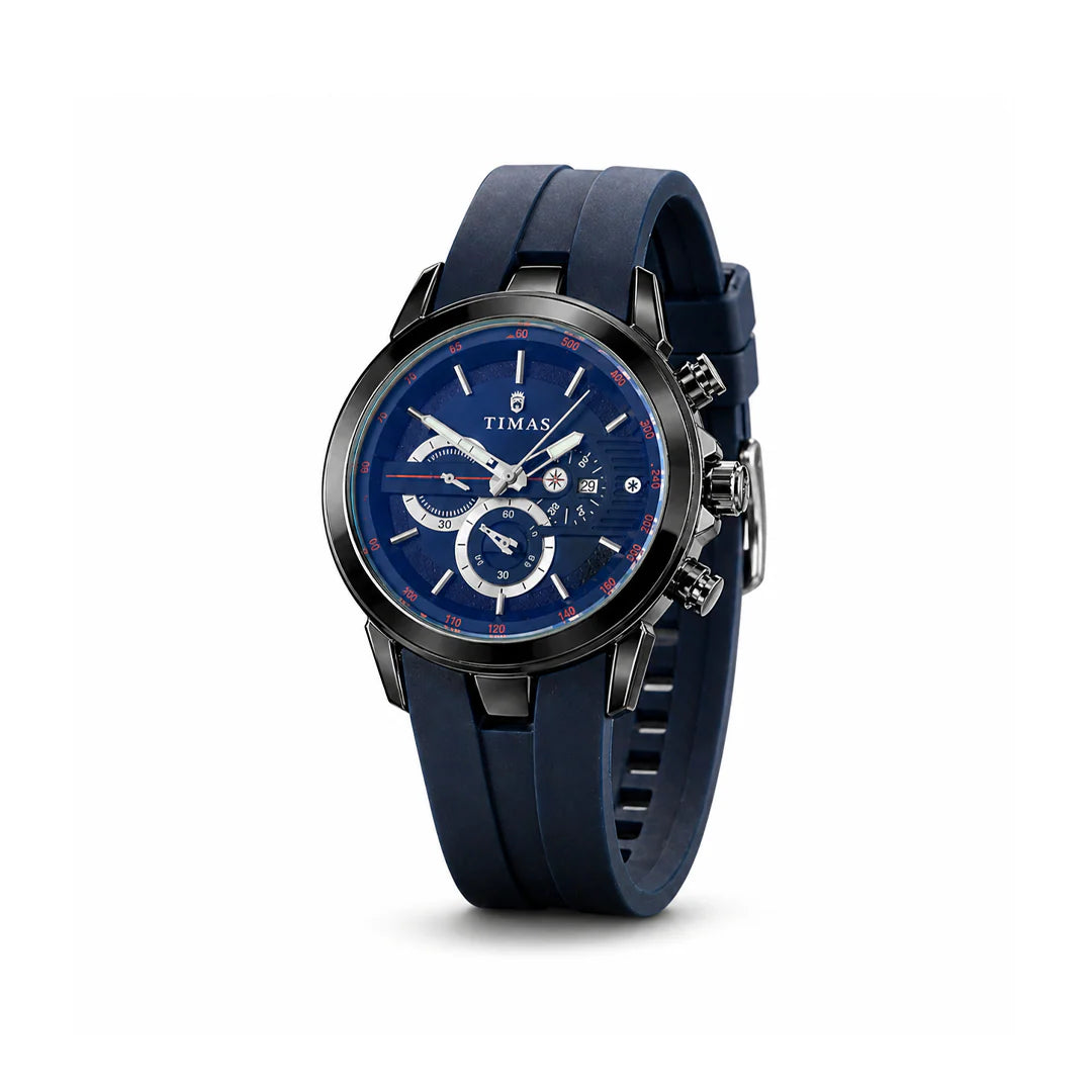 Timas Premium Quartz Sporty Design – Midnight Blue