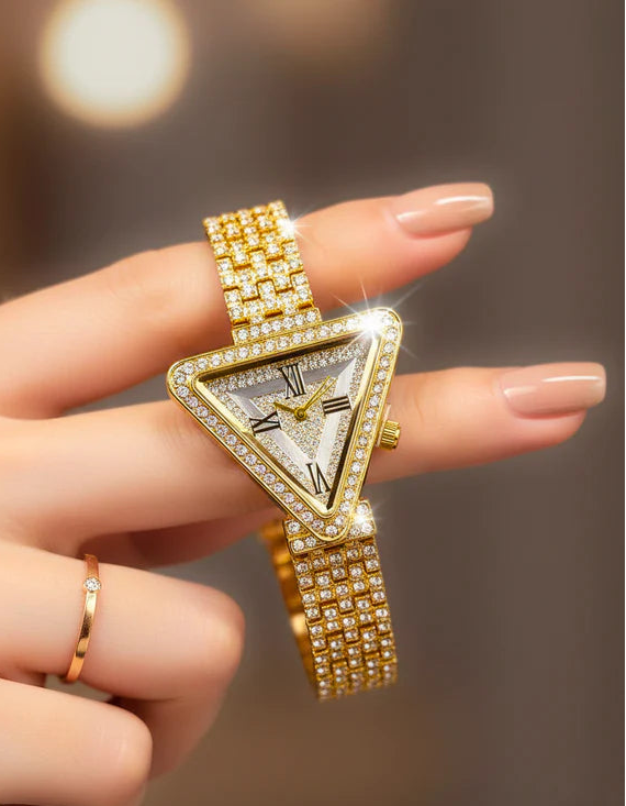 Triangle Rhinestone Women's Watch
