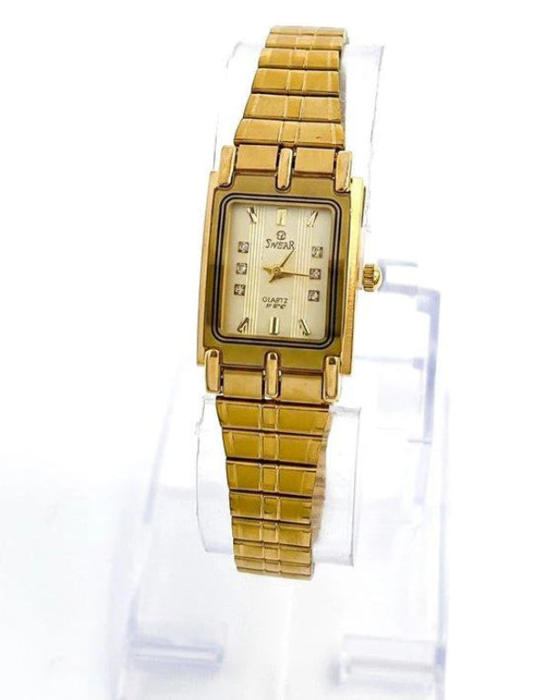 WHL Rectangle Champagne Dial Women's Watch