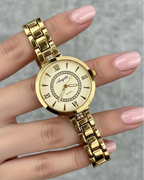WHL Double Round Stone Women's Watch