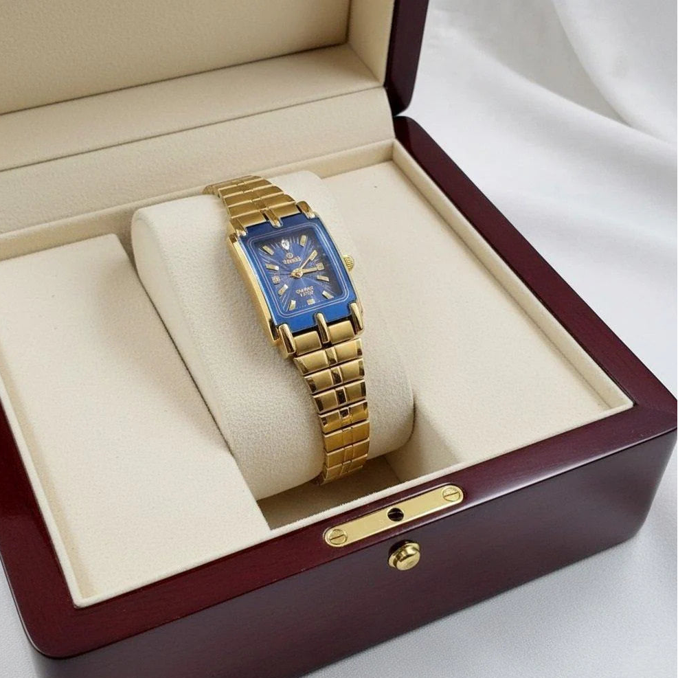 WHL Rectangle Blue Dial Women's Watch