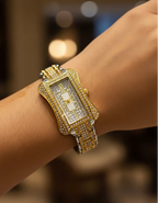 WHL Rectangle Rhinestone Women's Watch