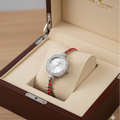 WHL Red Stone Bracelet Adjustable Women's Watch