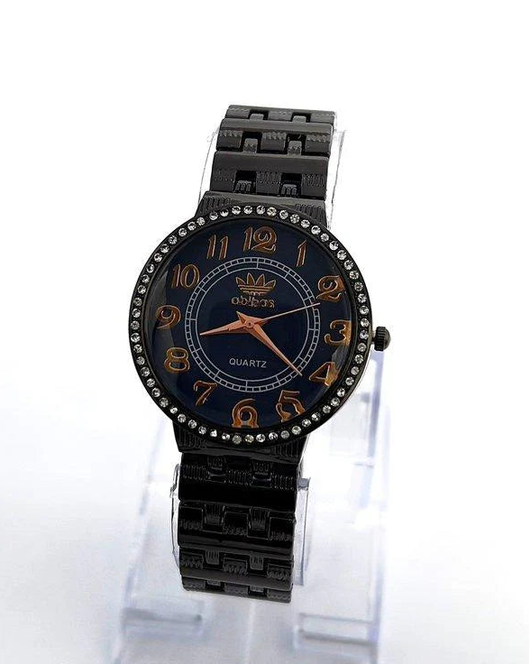 WHL Round Black Dial Women's Watch