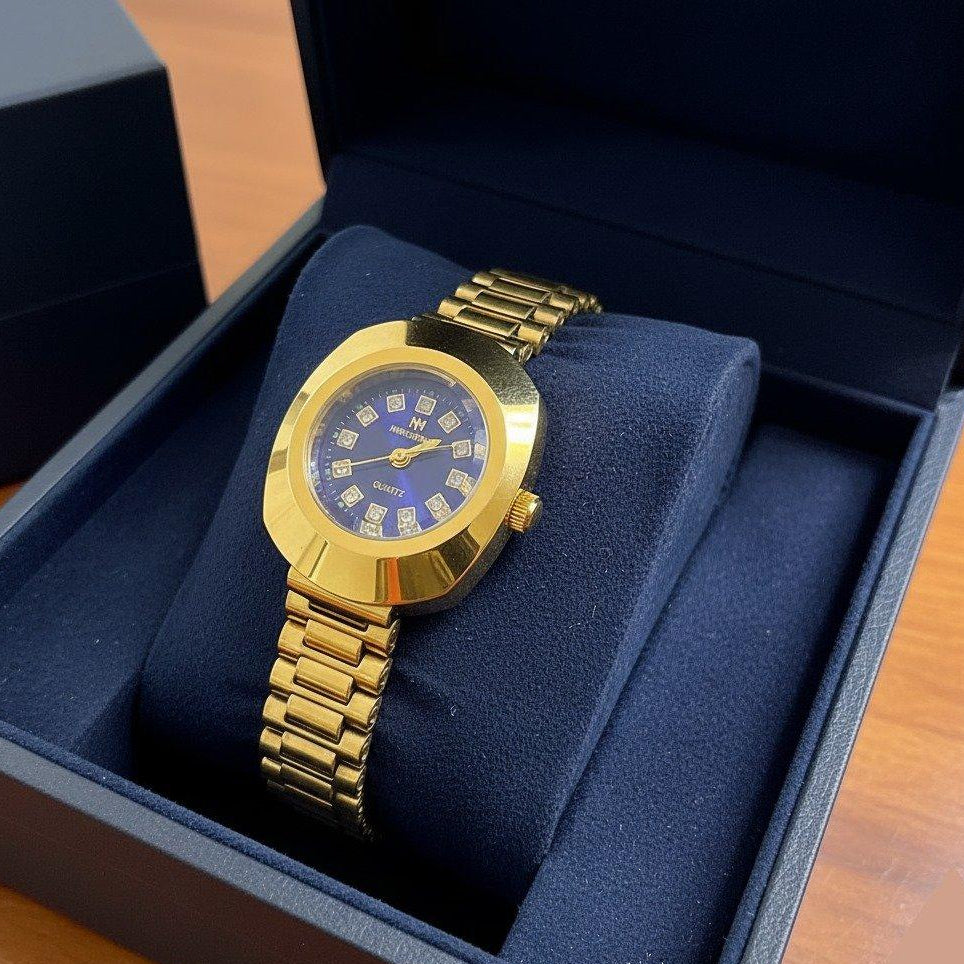 Round Dial Link Women's Watch