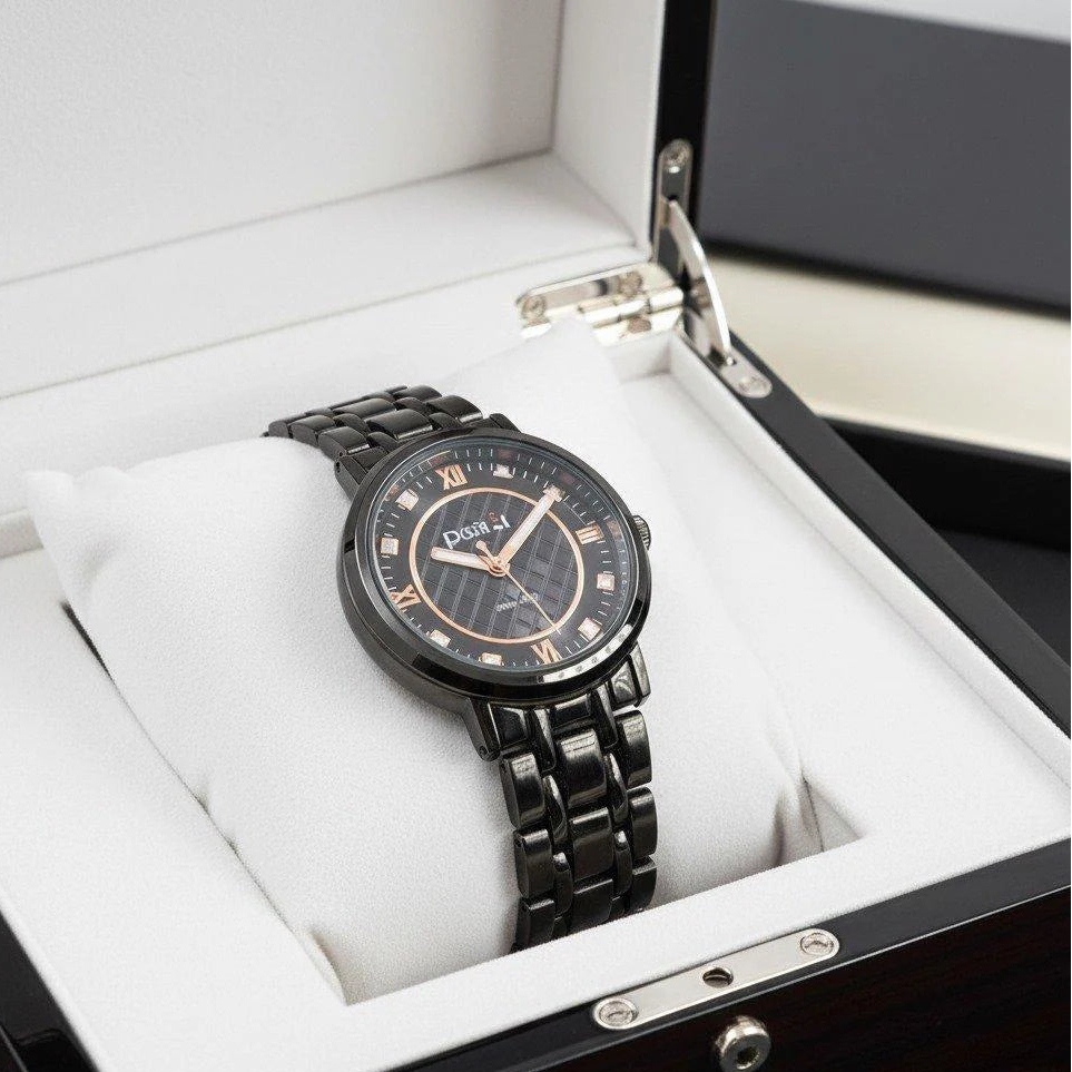 Round Dial Stone Women's Watch