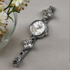 WHL Round Flower Chain Women's Watch