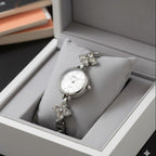 WHL Round Flower Chain Women's Watch