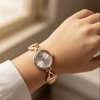 WHL Round Link Chain Women's Watch