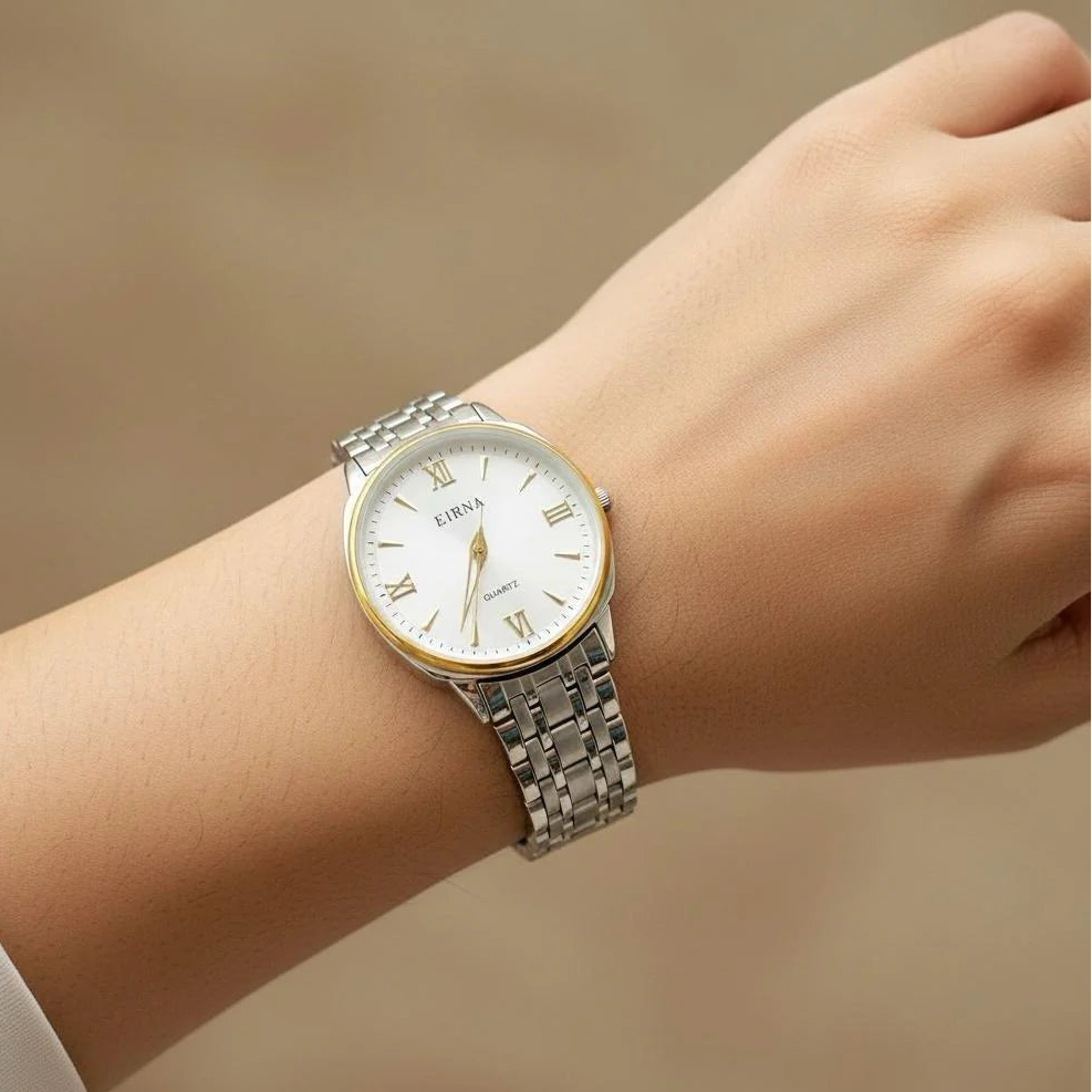 WHL Round Link Chain Women's Watch