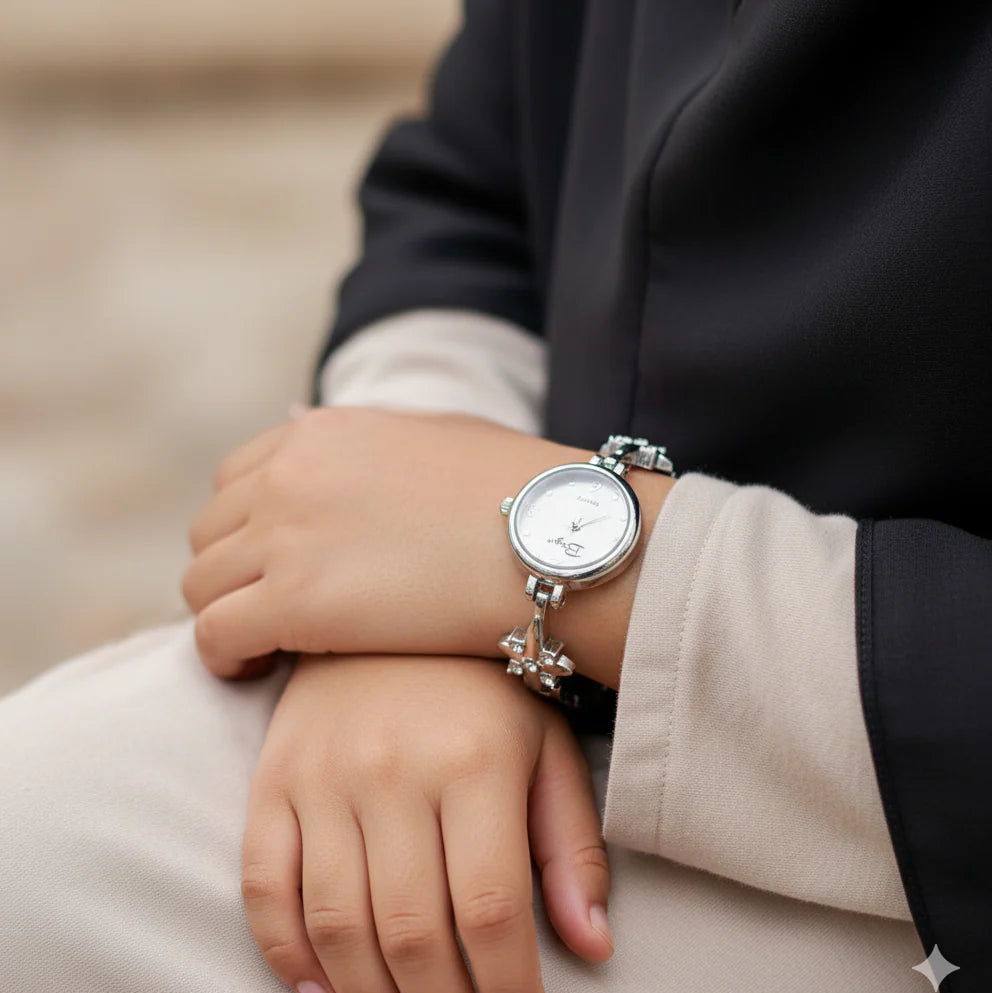WHL Round Star Chain Dial Women's Watch