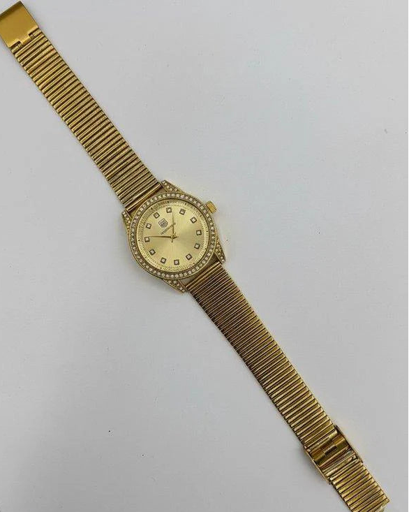 WHL Round Stone Shafal Chain Women's Watch