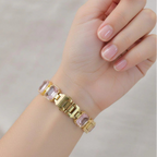 WHL Round Stone Women's Watch