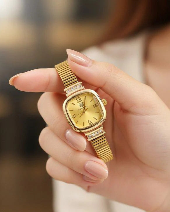 WHL Square Dial Shafal Chain Women's Watch