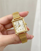 WHL Square Flower Shafal Chain Women's Watch
