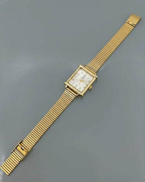 WHL Square Flower Shafal Chain Women's Watch